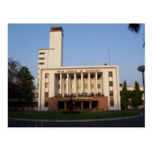 hoofdgebouw, iit kgp, briefkaart wenskaarten
