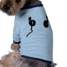 Hoofdtelefoons Honden T-shirt