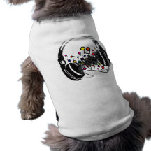 Hoofdtelefoons Shirt Voor Honden