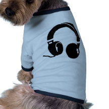 Hoofdtelefoons Shirt Voor Hondjes