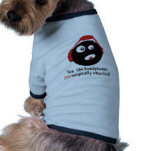 Hoofdtelefoons van GameFYi de chirurgisch In bijla T-shirt Voor Honden