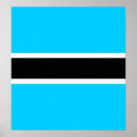 Hoog Botswana - de Vlag van de kwaliteit Plaat