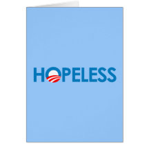 HOPELOZE anti-Obama - Wenskaart