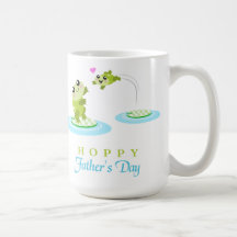 Hoppy Gelukkige Vaderdag van de leuke Kikker Mok