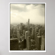 Horizon de Chicago Affiche