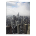 Horizon de Chicago Cartes De Vœux