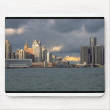Horizon de Detroit Tapis De Souris