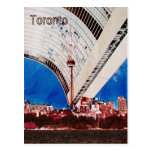 Horizon de Toronto avec l'hôtel de ville Cartes Postales