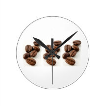 horloge, café, matin