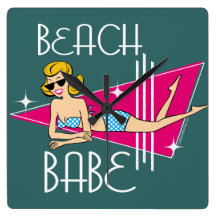 Horloge de bébé de plage