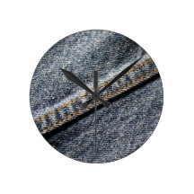 Horloge de Jean de denim