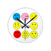Horloge de visages