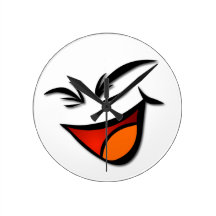 Horloge heureuse de visage
