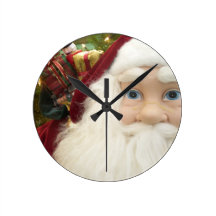 horloge murale de père Noël