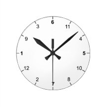 Horloge murale folle
