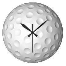 Horloge ronde de golf