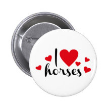 horse badge avec épingle