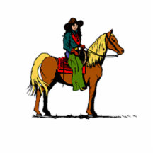 Horseback het Ornament van de Ruiter Uitsnede