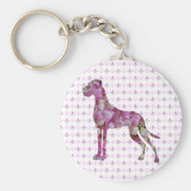 Hortensien dogue porte-clés