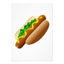 Hotdog Persoonlijke Uitnodigingen