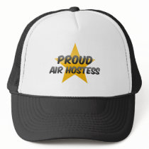 Hôtesse de l'air fière casquette