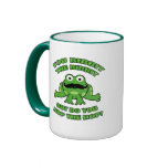 Houblon de grenouille de moustache l'houblon tasse à café