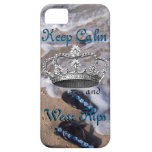 Houd de Kalme en Wipschakelaar Sandals van de Slij iPhone 5 Hoesjes