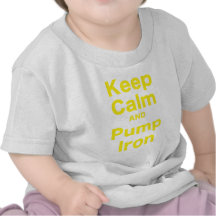 Houd het Kalme en Ijzer van de Pomp Tshirt