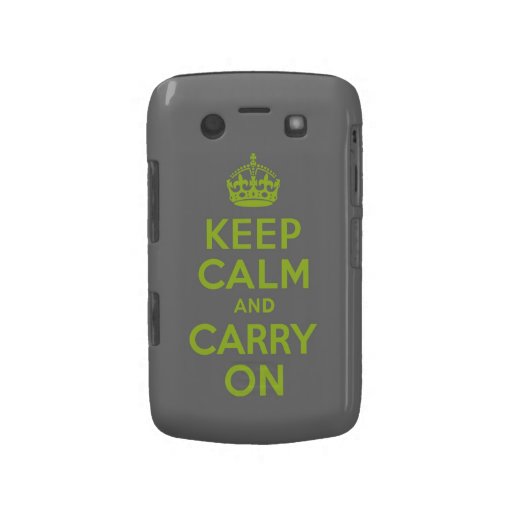 Houd Kalm en draag Blackberry Bold Case
