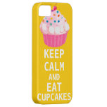 HOUD KALM EN eet Cupcakes iPhone 5 Covers