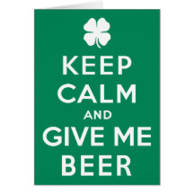 Houd Kalm en geef me Bier Kaart