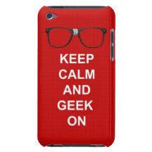 Houd Kalm en Geek Barely There iPod Case