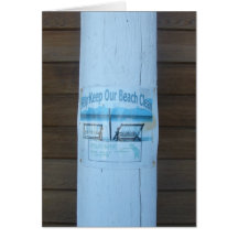 Houd onze Stranden Schoon Kaarten