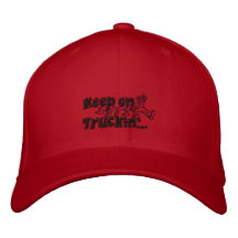HOUD OP TRUCKN GEBORDUURDE BASEBALL CAP