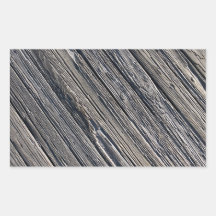 hout rechthoekige stickers