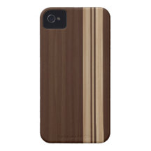 Houten iPhone 4 van Strepen Geval - de Stijl van d iPhone 4 Cases