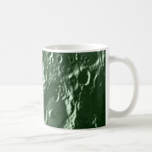 Hubble/lune verte de fromage mug