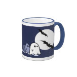 Huez ! Petits fantômes drôles. Tasse de Halloween