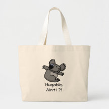 Hugable, n'est pas je ? ! sac en toile