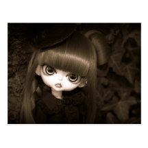 Hujoo Witch Postcard Postkarte