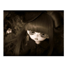 Hujoo Witch Postcard Postkarte