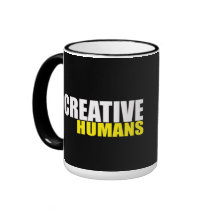 Humains créatifs tasse à café