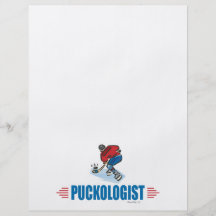 Humoristisch Ijshockey Folder Ontwerp