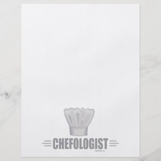 Humoristische Cook, Chef-kok Folder Ontwerp