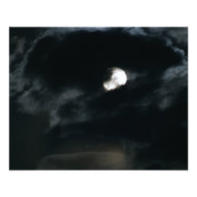 Hurlement de pleine lune impression photographique
