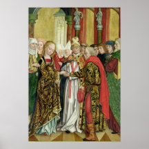 Huwelijk van Virgin, van Altaar van de Koepel, 149 Afdruk