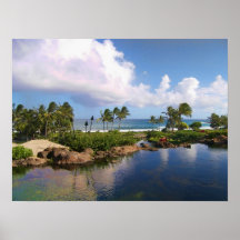 Hyatt grand Luau - île de Kauai Posters