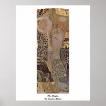 Hydra door Gustav Klimt Afdruk