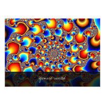 Hypn0sis - Fractal Art. Persoonlijke Uitnodigingen
