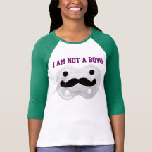 I AM NOT A BOY!!! T-SHIRT